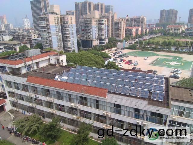 長沙市馬(ma)王堆榦(gan)部療養院集中式太陽能熱水係統工(gong)程
