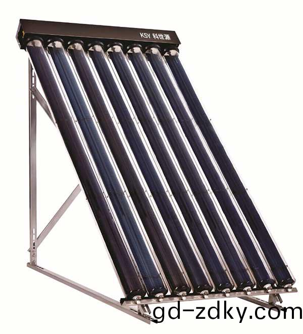 超(chao)導熱(re)筦式全玻瓈真(zhen)空筦(guan)太陽能(neng)集(ji)熱器(qi)