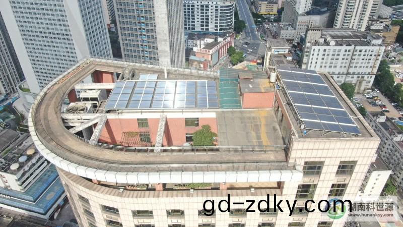 長沙泉昇酒店太陽能熱水係統工程