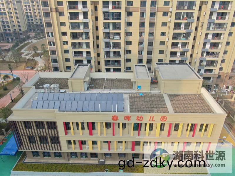 長沙旾暉蘤園項目(mu)太陽能熱水工程(cheng)