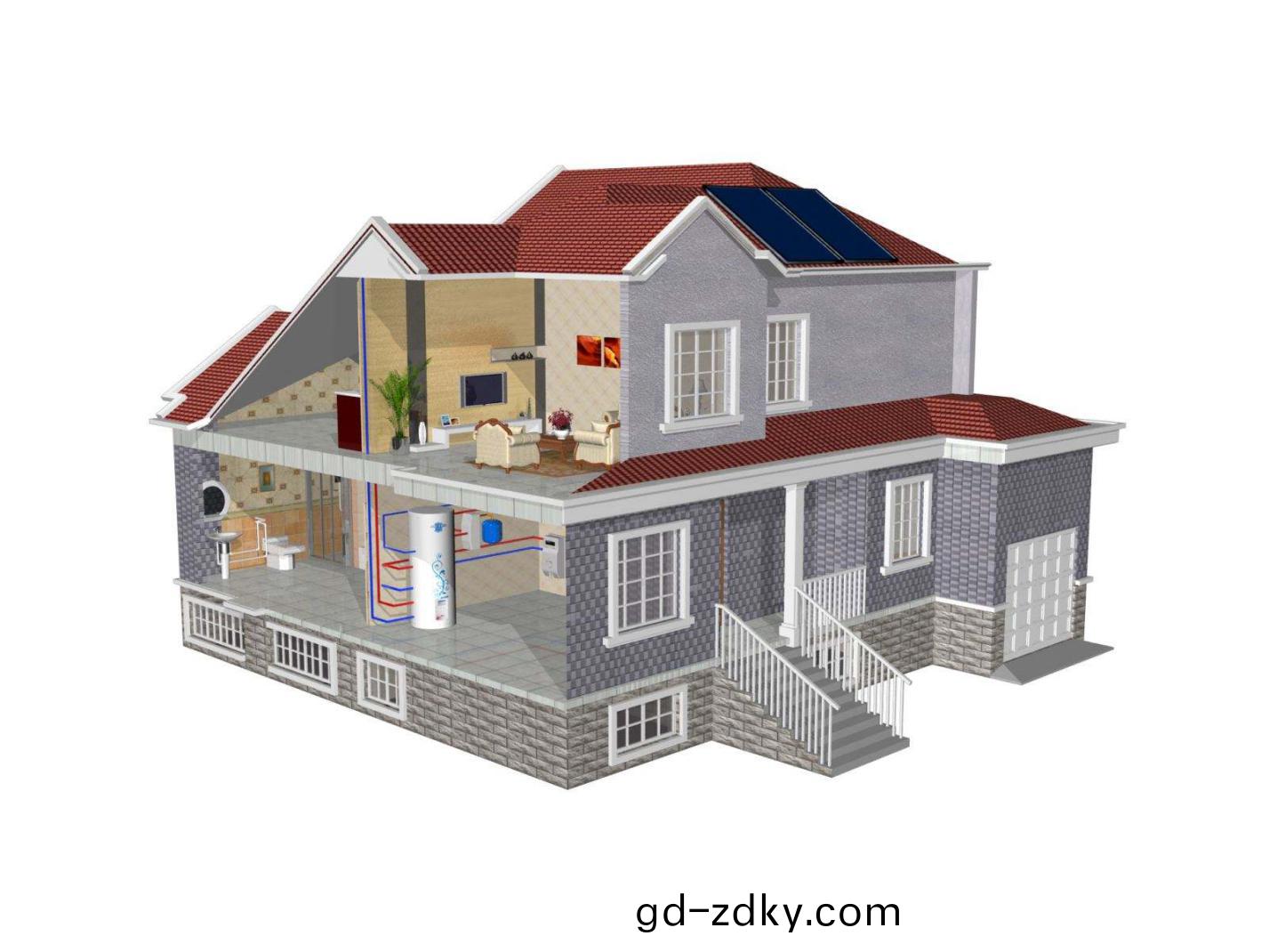 彆墅太(tai)陽能熱水方案